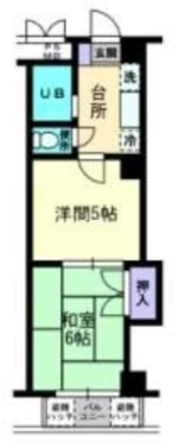 間取図 エクセレント大供