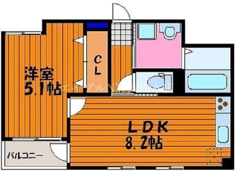 間取図 ルミエール大供