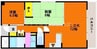 デューク兵団 2LDKの間取り