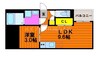 REGALEST　三波 1LDKの間取り