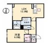 ベレオ北方 1LDKの間取り