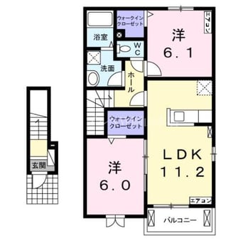 間取図 グランド・ルミエール郡Ｃ