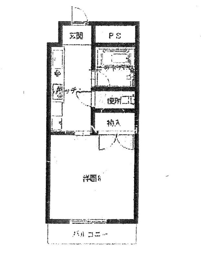 間取図 アークハイツ富田町