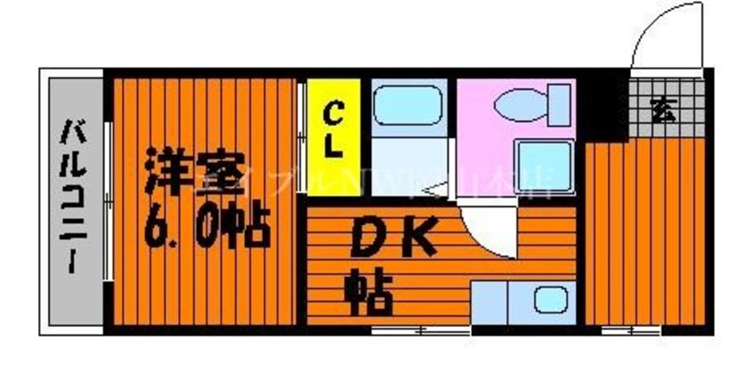 間取図 ラジール東古松
