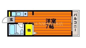 間取図 ハイムティファニー青江