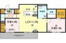 トリシア田中 2LDKの間取り