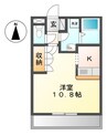 アストラディープ 1Kの間取り