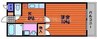 アクセスワケⅡ 1Kの間取り
