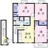 楓 3DKの間取り