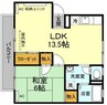 シンフォニー12 1LDKの間取り