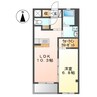 ベレッツァ久米 1LDKの間取り