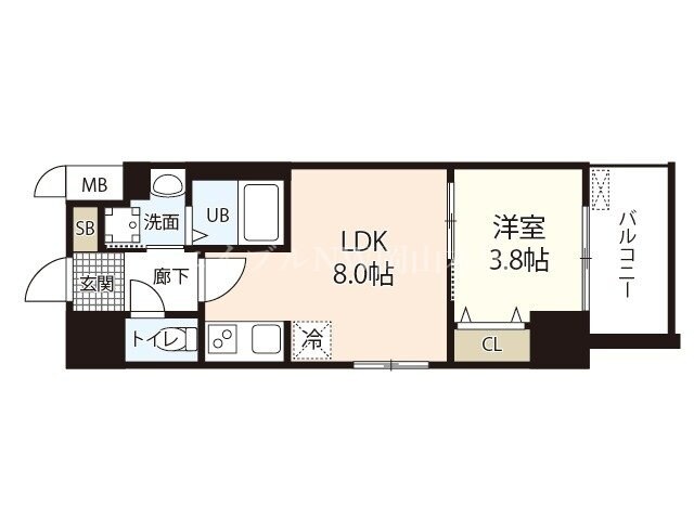 間取り図 S-RESIDENCE表町