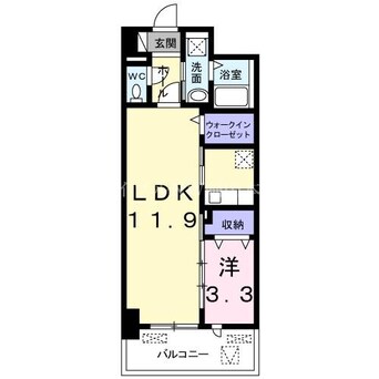 間取図 オンフォレスト芳泉