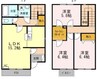リースランド平福　B棟 3LDKの間取り