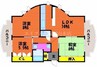 ノーブルハイツ中島田 3LDKの間取り