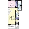 ルミエールＡ 1LDKの間取り