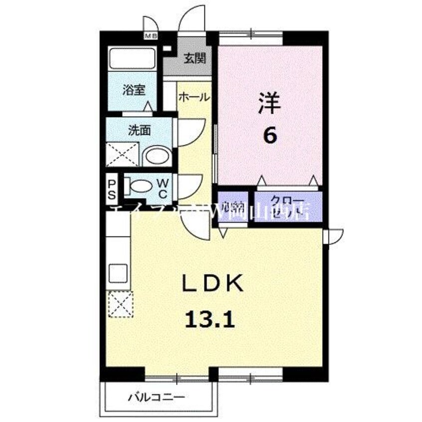 間取図 ピュアステージ光南台