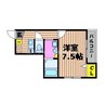 montage 1Kの間取り