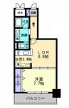 アルファレガロ西古松 1LDKの間取り