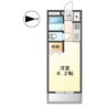 エトワールハイツⅡ 1Kの間取り