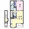 ベルメゾンＫ 1LDKの間取り