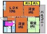 セゾン洲崎 3LDKの間取り