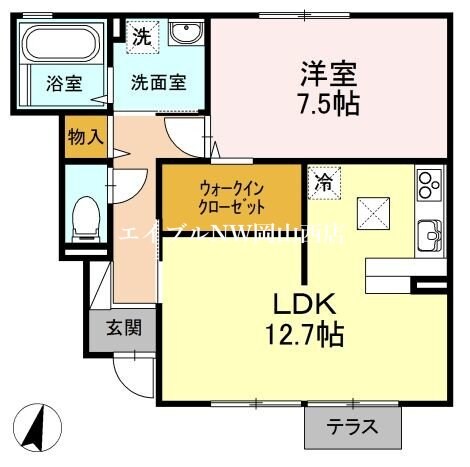 間取り図 ウィステリア平福