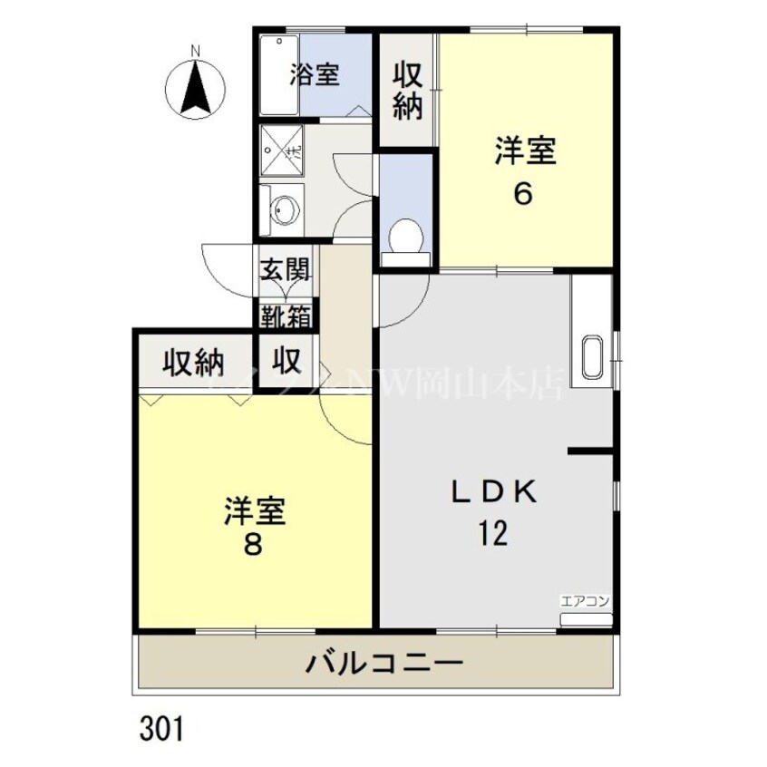 間取図 クレセント中仙道