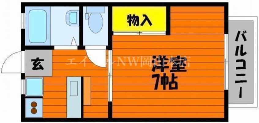 間取図 パシフィック青江