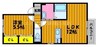 カラバッシュ 1LDKの間取り