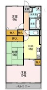 アーバンライフ千鳥 3DKの間取り