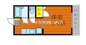 間取図 パルミラ平田