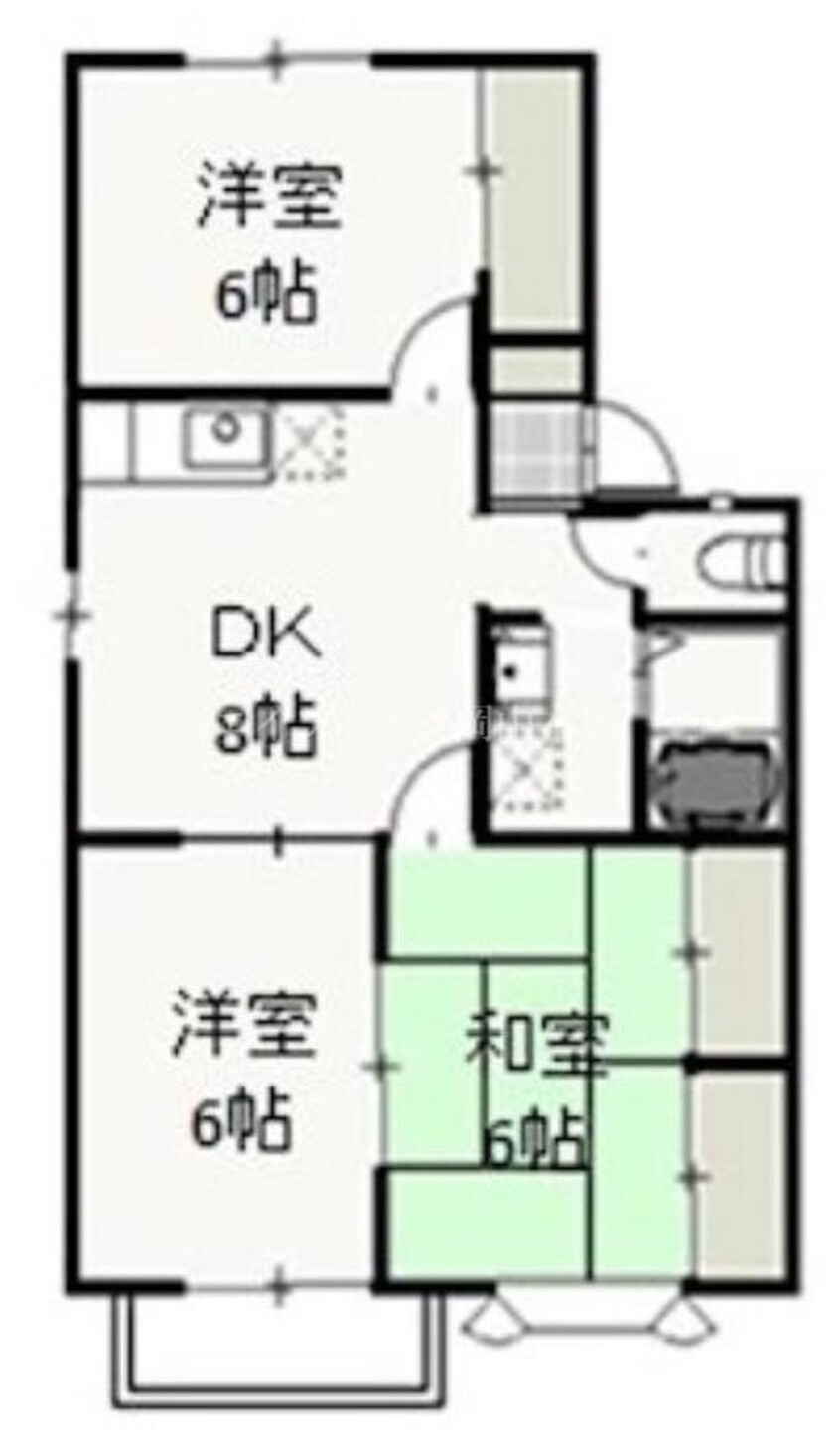 間取図 エルハイム