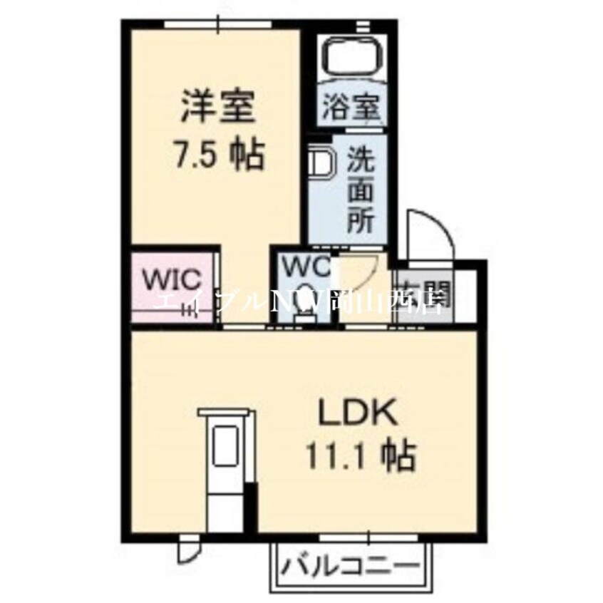 間取図 リッセ小幸田