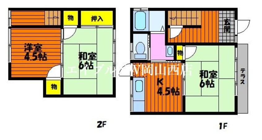 間取図 山崎借家