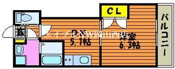 間取図 Grand E'terna岡山Ⅱ