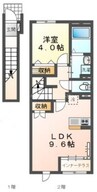 仮）スターテラス七日市 1LDKの間取り