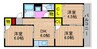 サンハイツ　いたの　Ａ棟 3DKの間取り