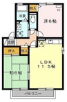 ピースインＴＯＭＯＥ 2LDKの間取り