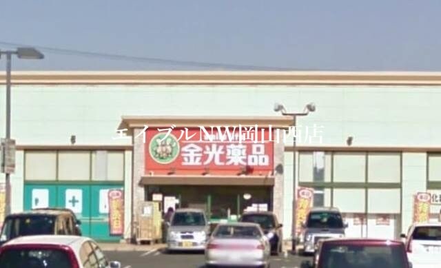 金光薬品当新田店(ドラッグストア)まで1323m コーポアイランド