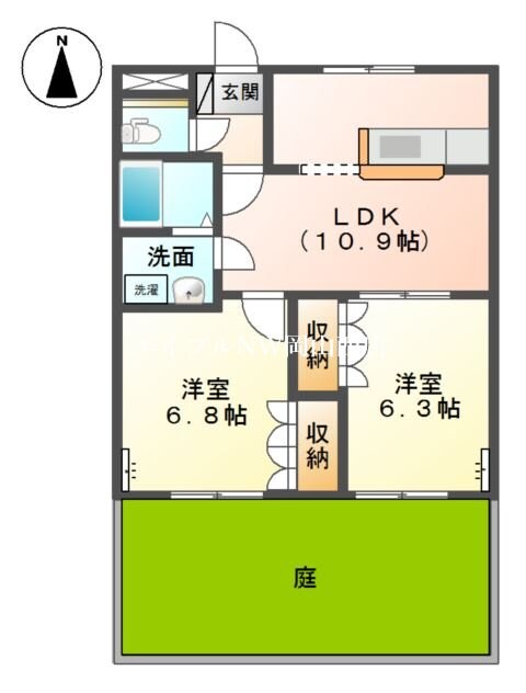 間取り図 リープクレセント