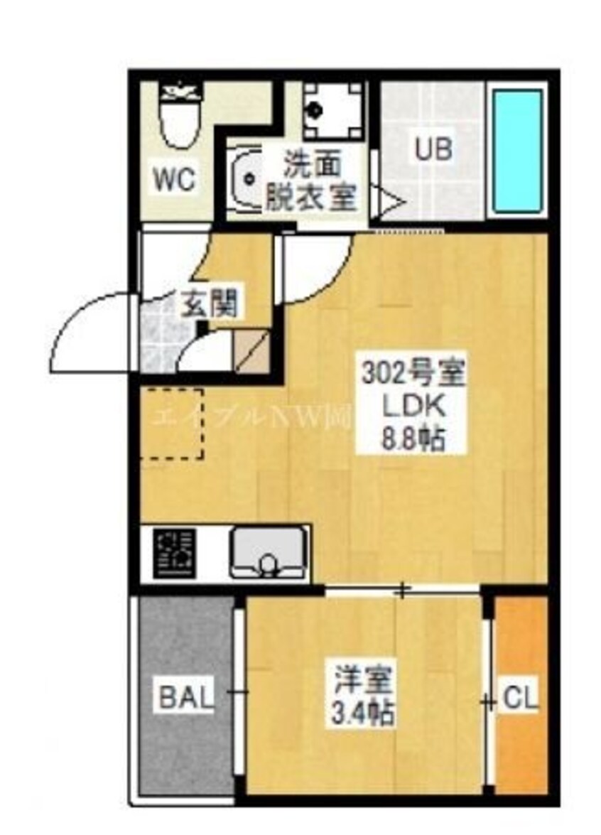 間取図 REGALEST 39