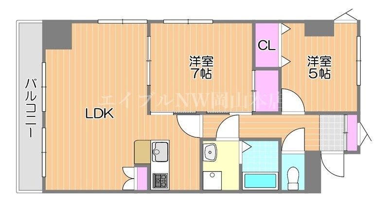 間取り図 メゾフォルテ豊成