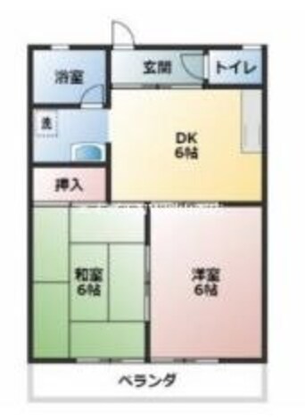 間取図 高津コーポⅠ