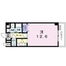 リョーアイ 1Kの間取り