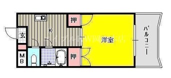 間取図 シャトレハイツ大元