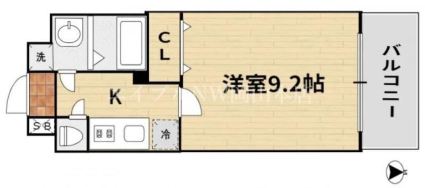 間取図 グランフォンテーヌ奉還町