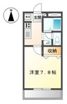 アトランティス 1Kの間取り