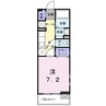 エクセレントＢ 1Kの間取り