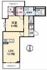 グレースヴィラ西崎 1LDK+Sの間取り